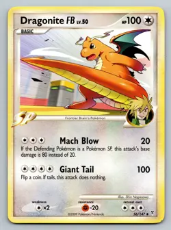 Pokemon TCG Dragonite FB 56/147 Supreme Victors Card LP Non-Holo - Image 1