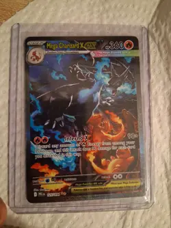 Mega Charizard X EX 125/94 Phantasmal Flames Chase card PSA READY - Image 1