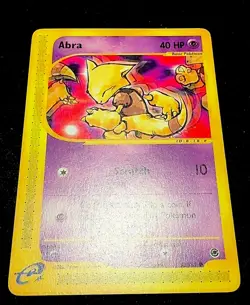 Pokemon Card Lot Vintage 2002 E-Series Expedition Base Set Psychic Binder Page - Image 3