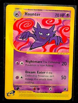 Pokemon Card Lot Vintage 2002 E-Series Expedition Base Set Psychic Binder Page - Image 5