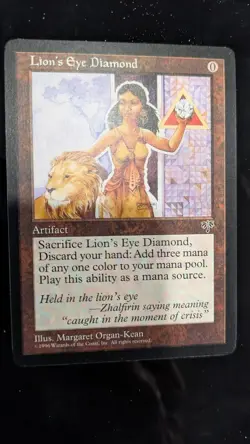 Lion's Eye Diamond Mirage MTG Exc Free shipping with tracking 2 - Image 3