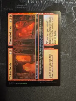Ticket Booth // Tunnel of Hate MTG DSK 0158 Common NM Foil - Image 1
