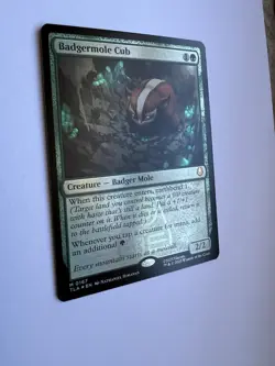 MTG Avatar The Last Airbender Badgermole Cub Foil Mythic 0167 - Image 2