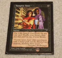Vampiric Tutor Visions Regular - FANTASTIC PRICE + CONDITION! - Image 1