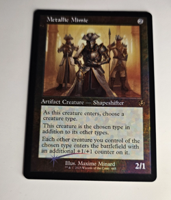 Metallic Mimic #445 RETRO FRAME- HOLO-MTG INNISTRAD REMASTERED - Image 2