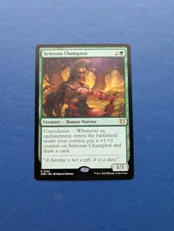 MTG Setessan Champion: Wilds of Eldarine Commander #132 - NM+ - Image 1
