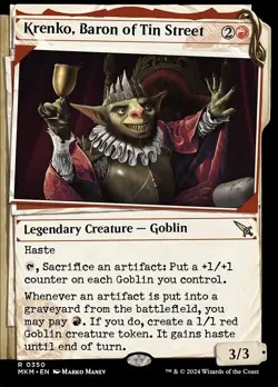 MTG MKM: Krenko, Baron of Tin Street (Legendary Creature) Showcase Rare Foil 350 - Image 1
