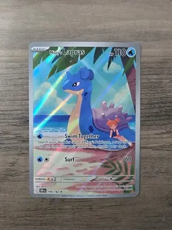 Pokemon TCG Misty's Lapras 194/182 Illustration Rare Destined Rivals NM - Image 1