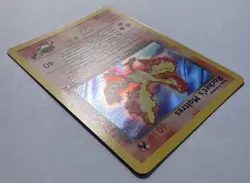 Pokemon Rocket's Moltres Holo 12/132 - Gym Heroes - Unlimited Holo W/SWIRL LP - Image 4