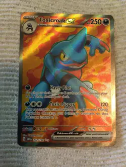 Pokemon TCG Scarlet & Violet Toxicroak EX #232/198 Ultra Rare Full Art NM - Image 1