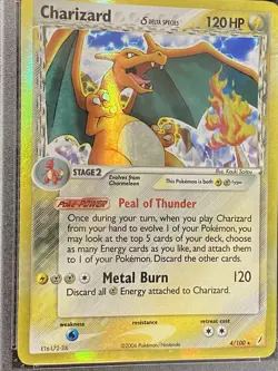 PSA 4 Charizard Holo #4 2006 Pokemon Ex Crystal Guardians - Image 2