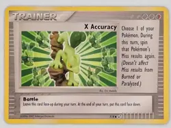X Accuracy 7/8 Pokemon - Next Quest Trading Figure Game MP - Image 1