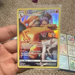 Pokemon TCG Charizard Holo Rare Sword & Shield 103/189 170HP Royal Blaze - Image 1
