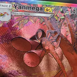 Pokemon Yanmega Pocket TCG Custom Made Fan Art Holo With Texture - Image 2