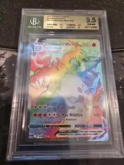 2020 Pokemon SWSH Champion'sh Path #74 Charizard Vmax BGS 9.5 GEM MINT PSA 10 - Image 1