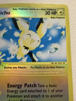 Pichu 58/165 Expedition Holo E-Series Pokemon TCG LP/MP - GravesVault - Image 4