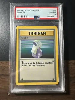 1999 POKEMON GAME #94 POTION PSA 8 NM MINT BASE SET UNLIMITED - Image 1