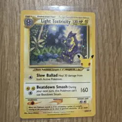 Light Toxtricity SWSH137 | Pokemon Celebrations Black Star Promo Holo NM/MINT - Image 1