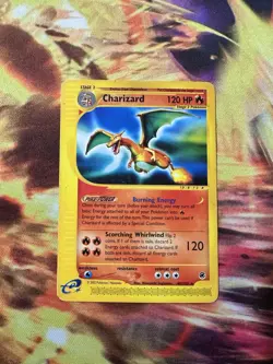 Pokemon Expedition Base Set Charizard 40/165 Non-Holo Rare E-Reader - Image 1