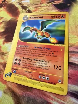Pokemon Expedition Base Set Charizard 40/165 Non-Holo Rare E-Reader - Image 2