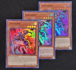 3 x YuGiOh Juragedo INCH-EN041 1st Edition Super Rare LP - Image 1