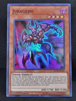 3 x YuGiOh Juragedo INCH-EN041 1st Edition Super Rare LP - Image 3