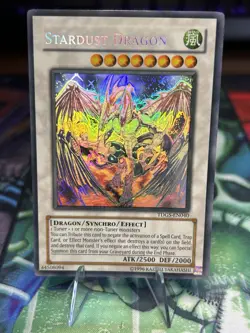 Yu-Gi-Oh! TCG Stardust Dragon TDGS-EN040 Ghost Rare Unlimited - Image 1