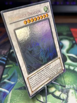 Yu-Gi-Oh! TCG Stardust Dragon TDGS-EN040 Ghost Rare Unlimited - Image 3