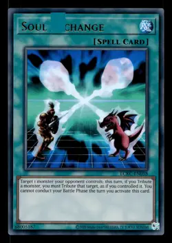 Soul Exchange LCKC-EN038 Ultra Rare Legendary Collection Kaiba Yu-Gi-Oh NM - Image 1