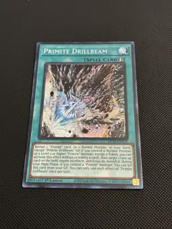 Yugioh Primite Drillbeam (PSE) MP25-EN115 Prismatic Secret Rare 1st Ed Near Mint - Image 1