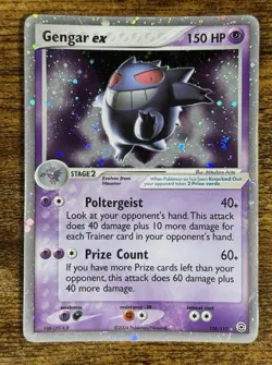 Pokemon Gengar TCG Holo Rare Card EX FireRed & LeafGreen 108 - Image 1