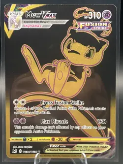 Mew VMAX TG30/TG30 Lost Origin 2022 Secret Gold Pokemon Card TCG - Image 1