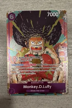 One Piece Monkey.D.Luffy BANDAI Card Games Fest 25-26 OP07-073 promo - Image 1