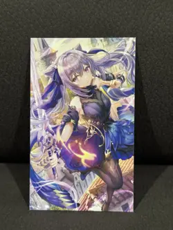 GENSHIN IMPACT CCG KEQING ANIME WAIFU CARD - Image 1