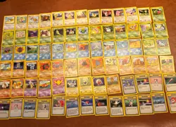 Partial Master Set Of Vintage Pokemon-base Set, Base Set 2, Fossil, Neo-78 Cards - Image 1