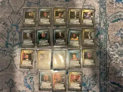 Decipher Star Trek CCG Deep Space Nine characters card lot Benjamin Sisko + - Image 1