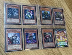 8x Yu-Gi-Oh Cards - Movie Promo Holo Rare Various Set Bundle Lot Vintage Rare UK - Image 1