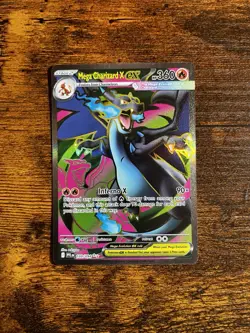 Mega Charizard x EX 109/094 Ultra Rare Full Art Pokemon Card Mint Condition - Image 2