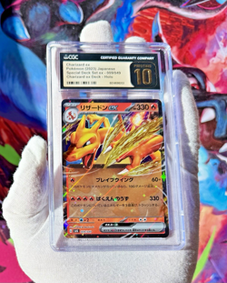 3x Pokemon Japanese Charizard - All Pristine 10's Graded Cards Lot - CGC PSA TAG - Image 4