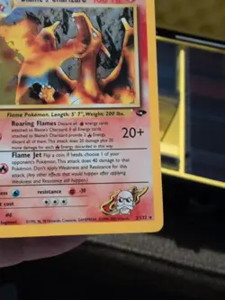 Pokemon TCG Blaine's Charizard Gym Challenge Holo Card 2/132 1st Edition Rare - Image 2