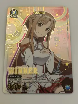 UNION ARENA Winner Card Asuna U UEPR/SAO-1-036 Sword Art Online English - Image 1