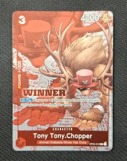 One Piece Card Game - Tony Tony.Chopper OP04-010 Winner NM - Image 1