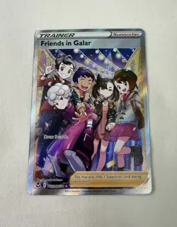Trainer Supporter Friends In Galar TG23/TG30 Pokemon Card (2022) - Image 1