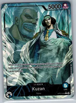 Kuzan Alt Art OP12-040 English Legacy of the Master - One Piece Card - NM - Image 1