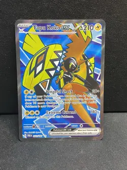 💥 Tapu Koko ex - 222/182 Ultra Rare Paradox Rift - Pokemon Card HOLO S&V - Image 1