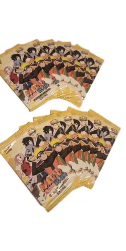 Naruto Card Game Premium Yellow Booster Packs - New Factory Sealed - Lot of 12 - Image 1
