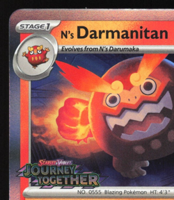 N's Darmanitan - SVP 181 - Journey Together Prerelease Promo - Pokemon Card - Image 3