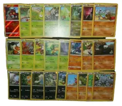 LOT COLLECTION OF 289 OFFICIAL POKEMON MIXED TRADING CARDS IN GOOD CONDITION - Image 1