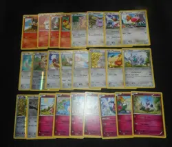LOT COLLECTION OF 289 OFFICIAL POKEMON MIXED TRADING CARDS IN GOOD CONDITION - Image 5