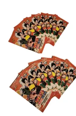 Naruto Card Game Premium Orange Booster Packs - New Factory Sealed - Lot of 12 - Image 1